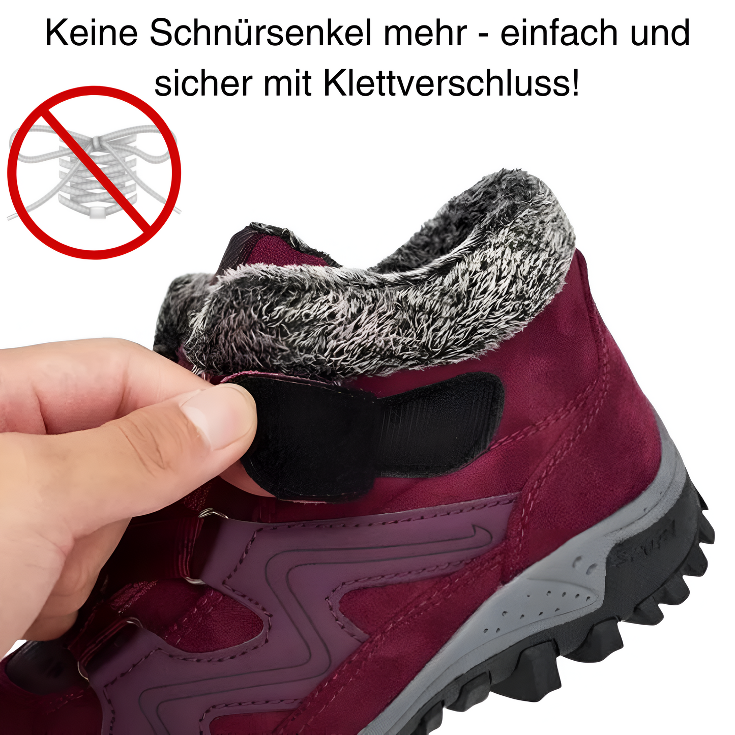 Orthopädische wasserdichte Winterstiefel